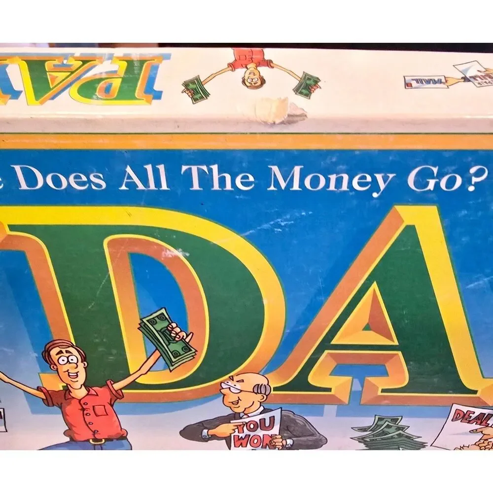 Vintage 1994 Payday Board Game Parker Brothers Classic Retro Family Game 100% Cp